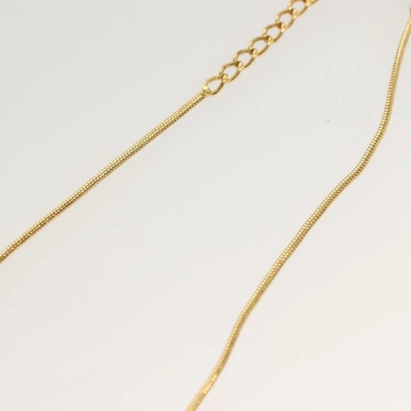 Christian Dior Necklace metal Gold Auth SW950 - Picture 14 of 16